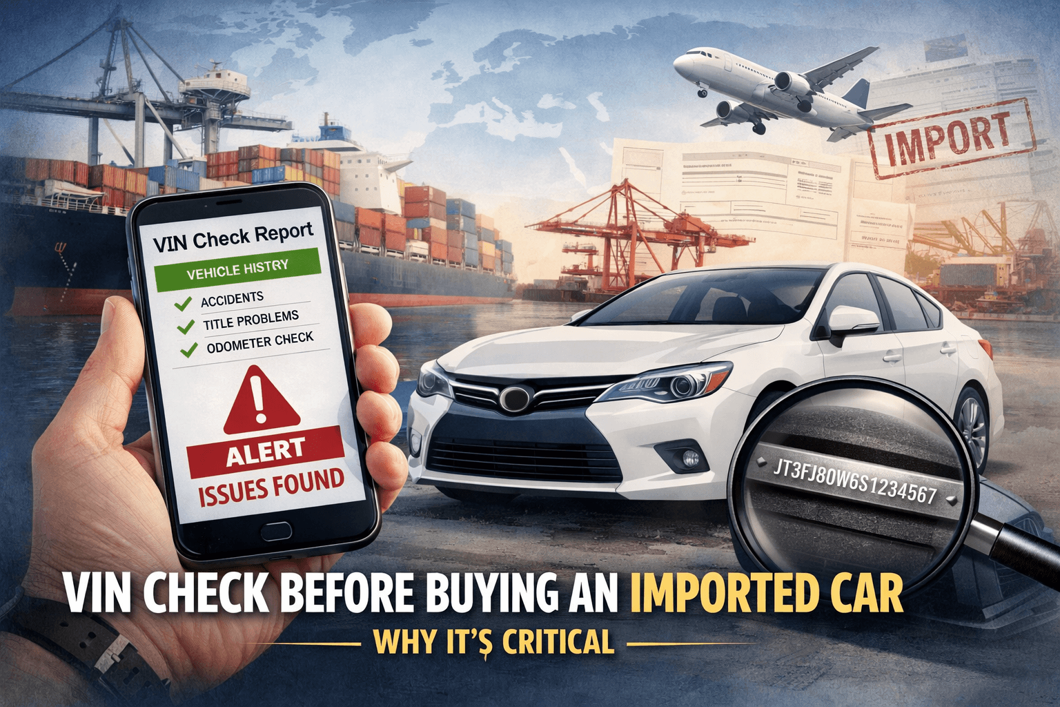 VIN Check Before Buying an Imported Car: Why It’s Critical